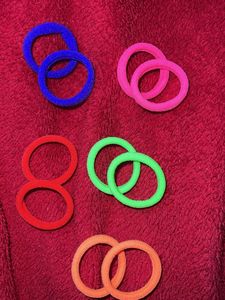 Colorful Hair Ties - Set of Fun Accessories