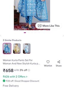 Brand New 3 Piece Kurta Set💙
