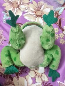 Cute Green Frog Plush Toy