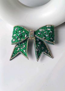 Rhinestone Hair Bow