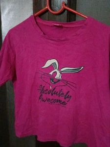 Pink Graphic Tee