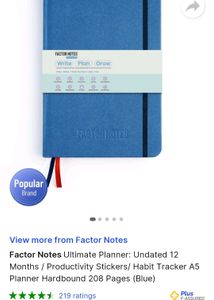 Orange Factor Notes Planner