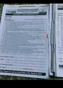 Mock Papers For Neet