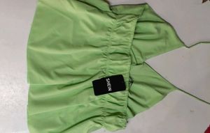 Back neck Tie-up Empire Style, Peplum, Rufflese