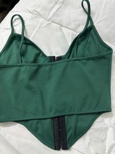 Green Corset Top