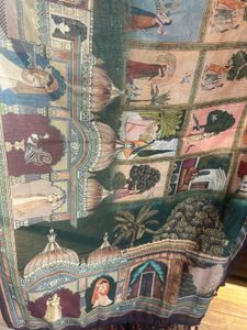 Printed saree