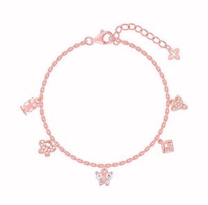 GIVA 925 REAL SILVER Bracelet (Rose Gold Plating)