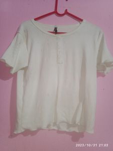 White Crop Top