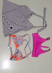 Sports Bra + Back Strip + Camisole