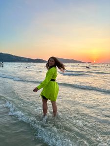 Lime Green Shirt Dress
