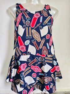 🎄Buy 1, Get 1 Free🎁Belt Print Mini Dress