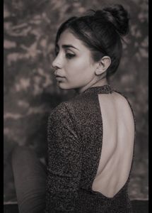 silver body suit backless