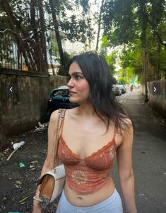Woman Floral Print Top