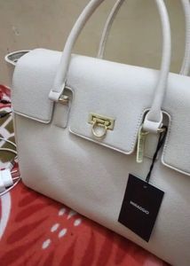 MIRAGGIO Tokyo Beige Handbag