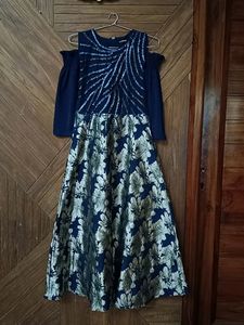 Beautiful Blue Gown For Wedding