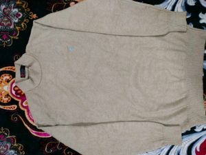 Beige Knit Pullover