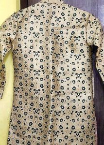 Boys&#39; Floral Print Kurta
