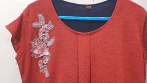 Floral Applique Top