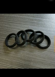 Set Of 9 Foam Rollers + Hair Ties Combo
