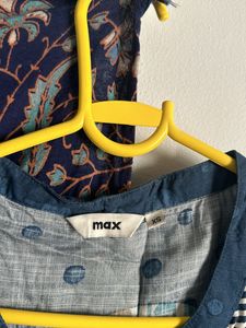 Max Cotton Kurta With Pockets