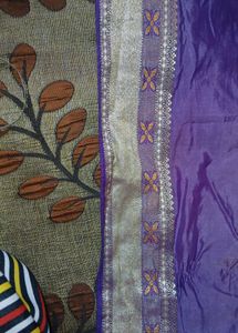 Purple Readymade Saree Blouse