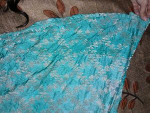 Aqua Floral Dress