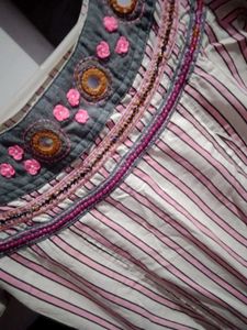 Neckline Embroidery Design Kurti❤️😍