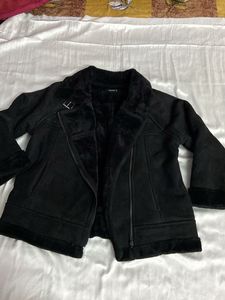 Black Suede Leather Jacket