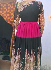 Floral Print Kurta