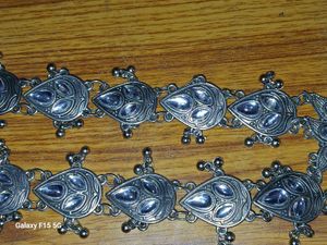Oxidised Kundan Set