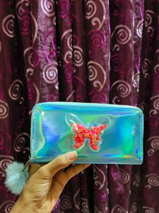 Butterfly Iridescent Wallet