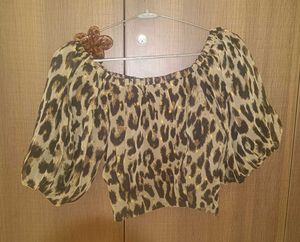Leopard Print Crop Top