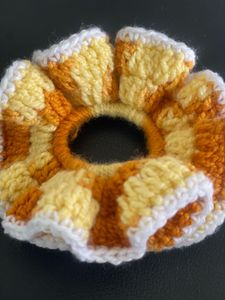 Crochet Scrunchie Made From Quality Yarn