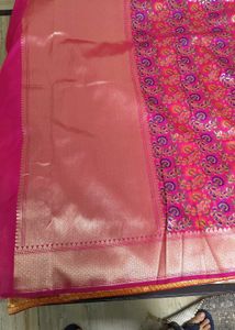 Rose And Pink Coloured Saree