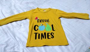 5 Cotton Full t.shirt For Kids Girls