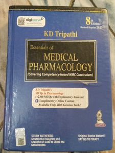 KDT Pharmacology KD Tripathi