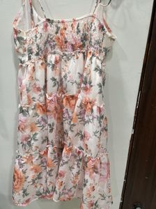 Aesthetic floral mini dress