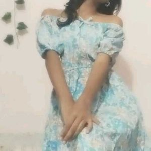 Floral Off-Shoulder Dress