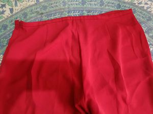 Red Wide Leg Pants