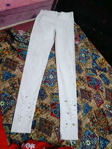 Stylish White Leggings