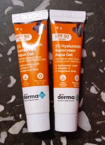The Derma Co. 1% Hyaluronic Sunscreen Aqua Gel