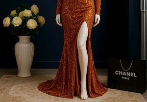 Elegant Sequin Gown