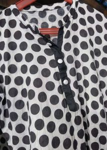 Polka Dot Pakistani Dress