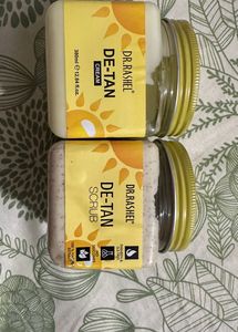 combo of Dr. rashel detan cream and scrub