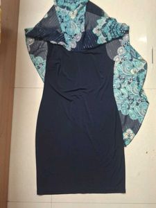 Chic Blue Print Top
