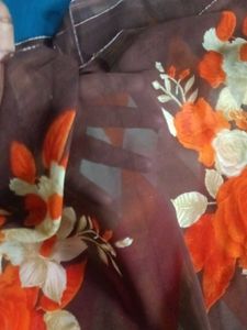 Elegant Floral Saree