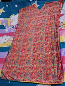 Boho Floral Print Cover-Up