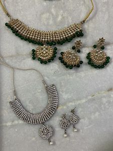 Golden/silver Jewellery Set Combo