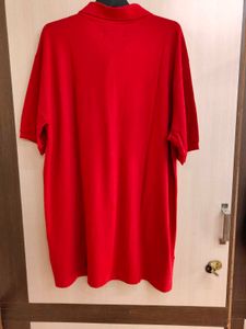 Stylish Red Polo Shirt 5xl