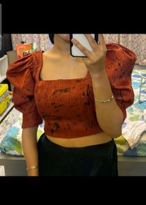 Ruffle Sleeve Top